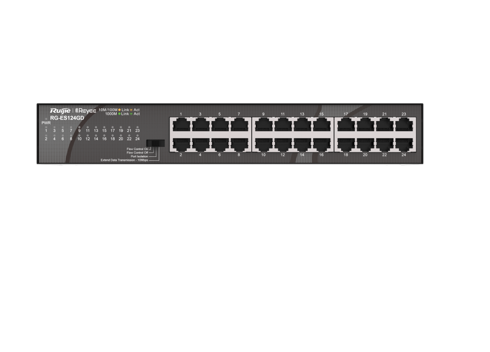 Ruijie Reyee RG-ES124GD 24-Port GE Unmanaged Switch (Desktop)