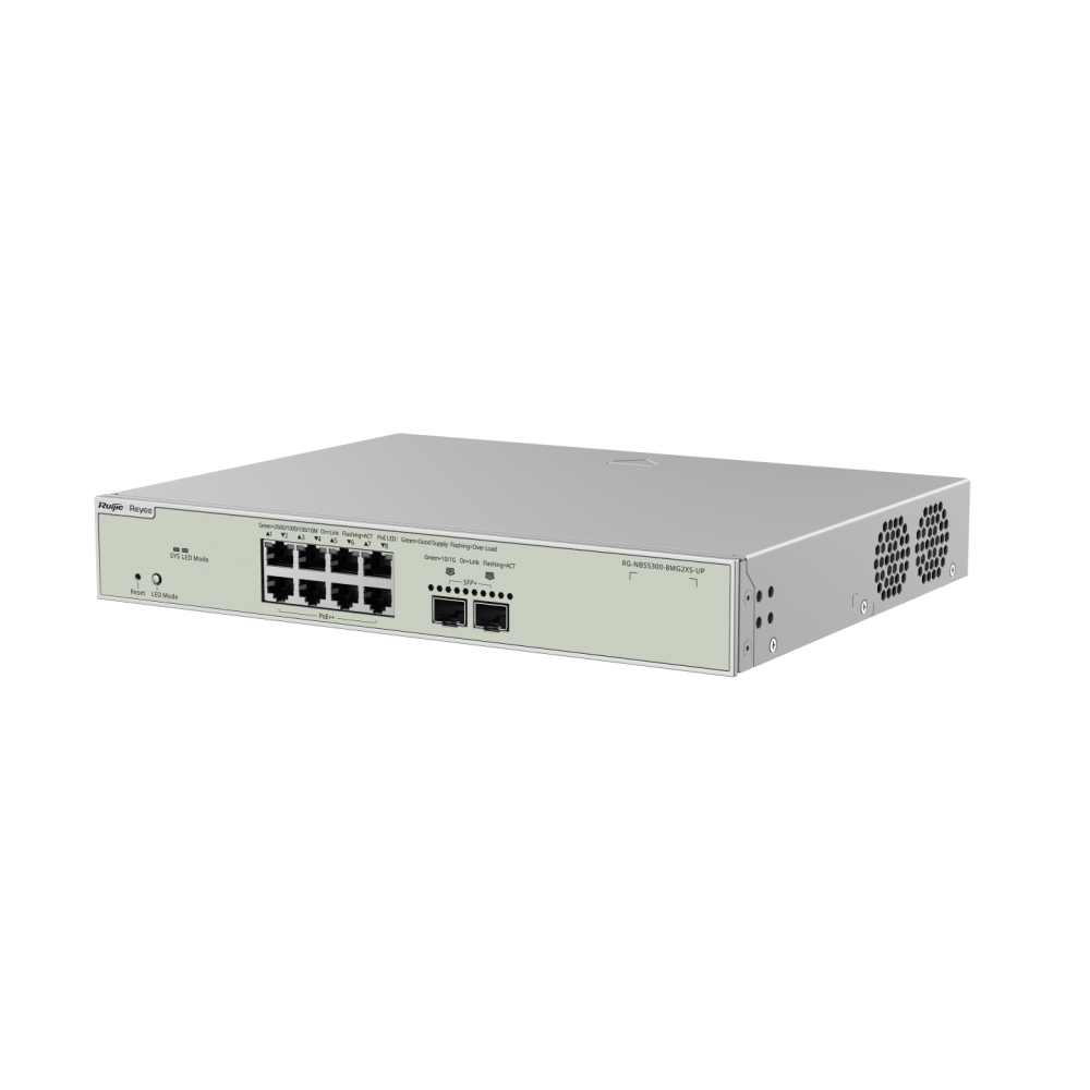 Ruijie RG-S2915-10GT2MS-P-L 12-Port Multi-Gigabit L3 PoE Switch (2.5G Uplink)