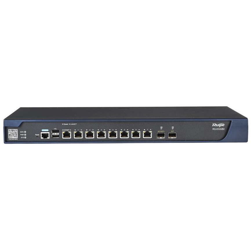 Ruijie | RG-EG3250 RG-EG3250 All-in-One Unified Security Gateway, 6 GE,1SFP,1SFP+ Port