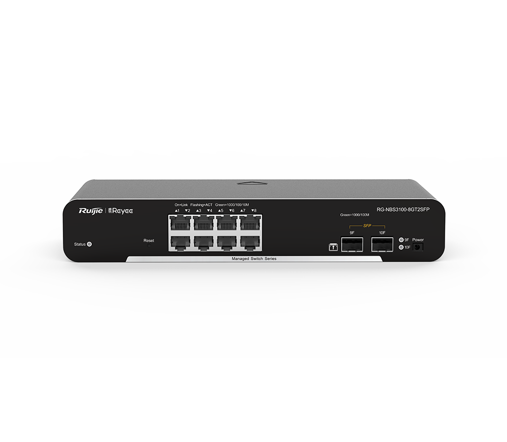 Ruijie Reyee RG-NBS3100-8GT2SFP 10-Port L2 Cloud Managed Switch